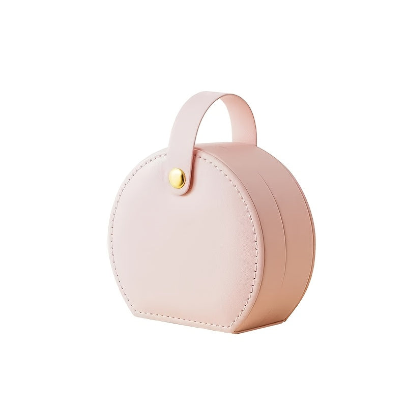 Stylish faux leather bag pink