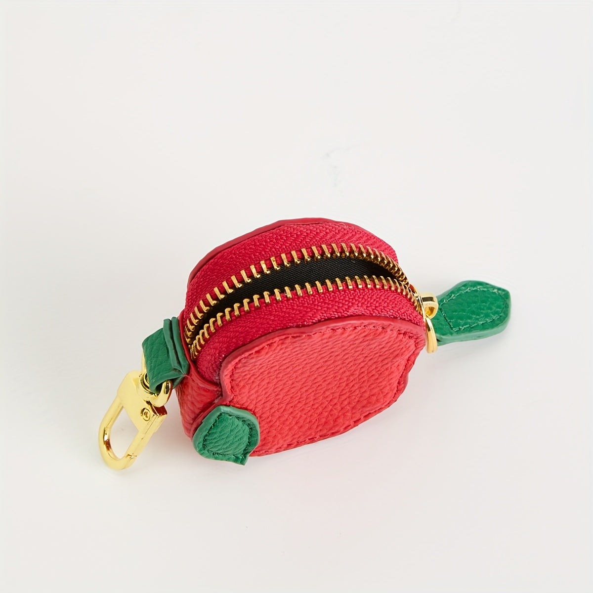 Red Apple Coin Purse Keychain