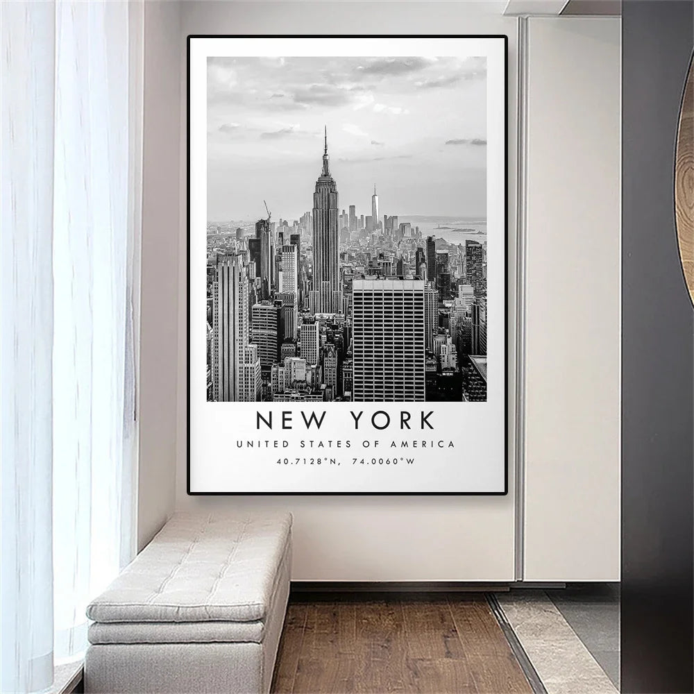 City Landmarks Wall Art