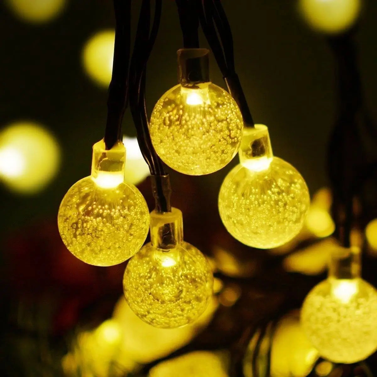 20ft GlowSphere Solar String Lights