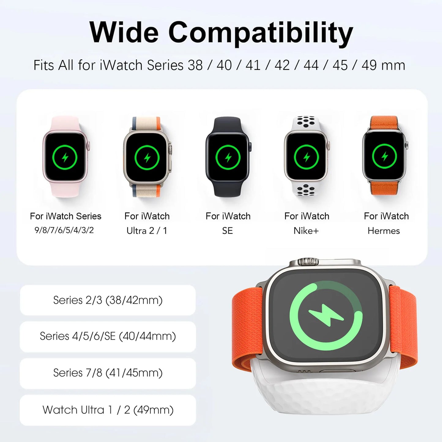 Portable Wireless Magnetic Golf Ball Apple Watch Charger