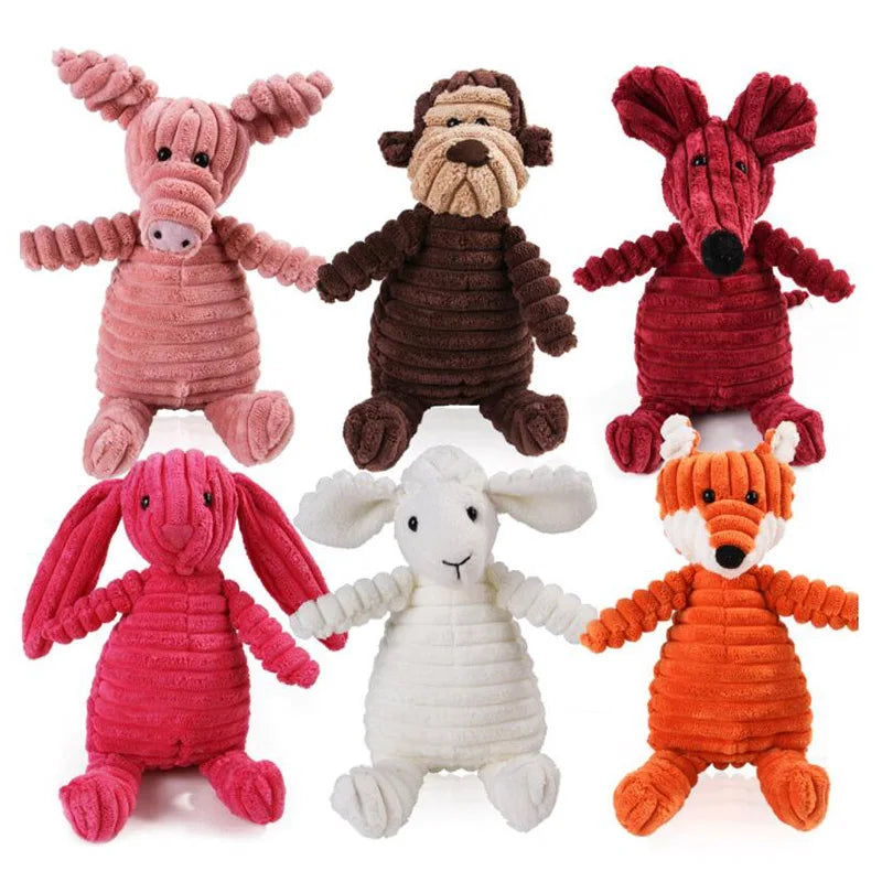 Plush Squeaky Dog Toy Animal