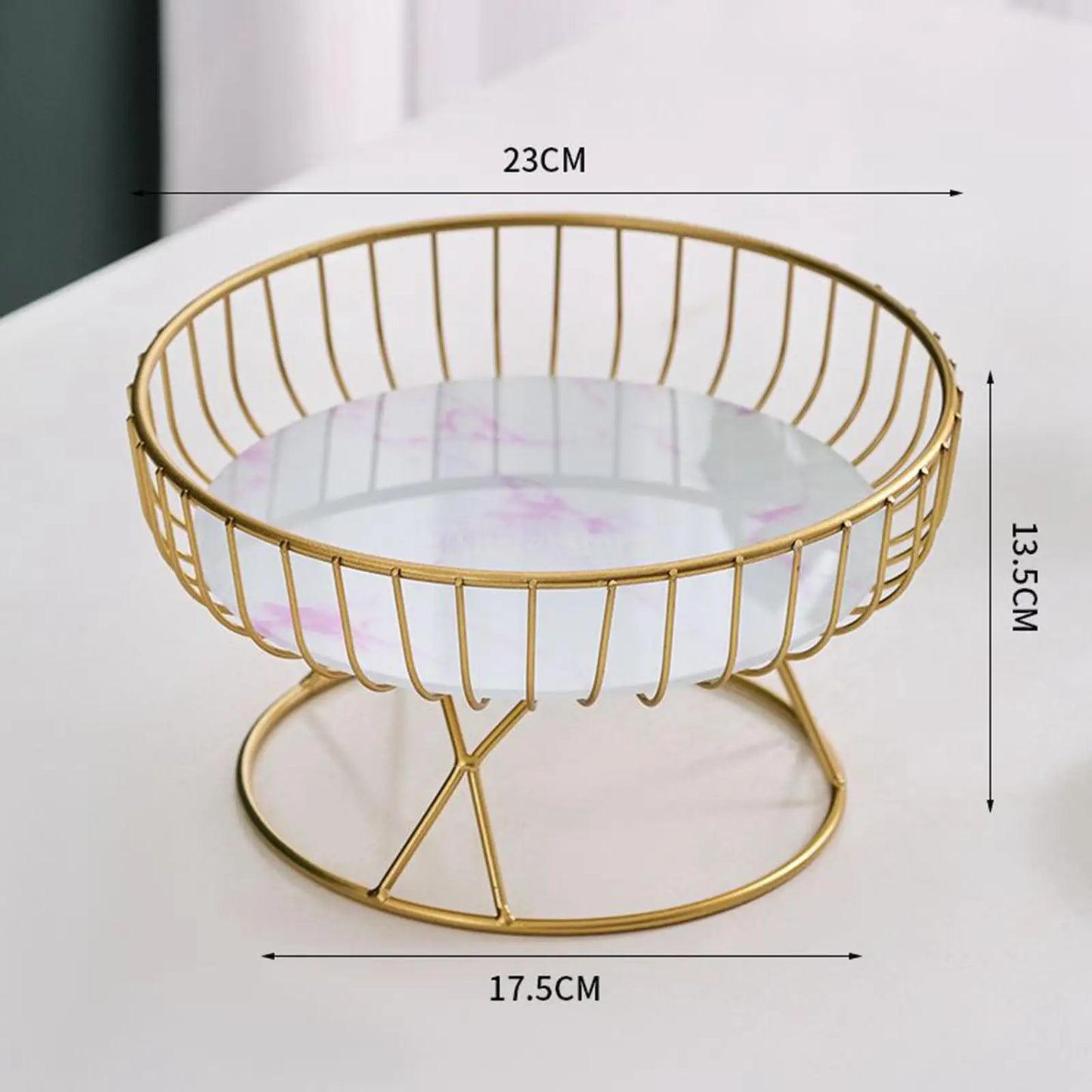Metal Iron Wire Fruit Basket