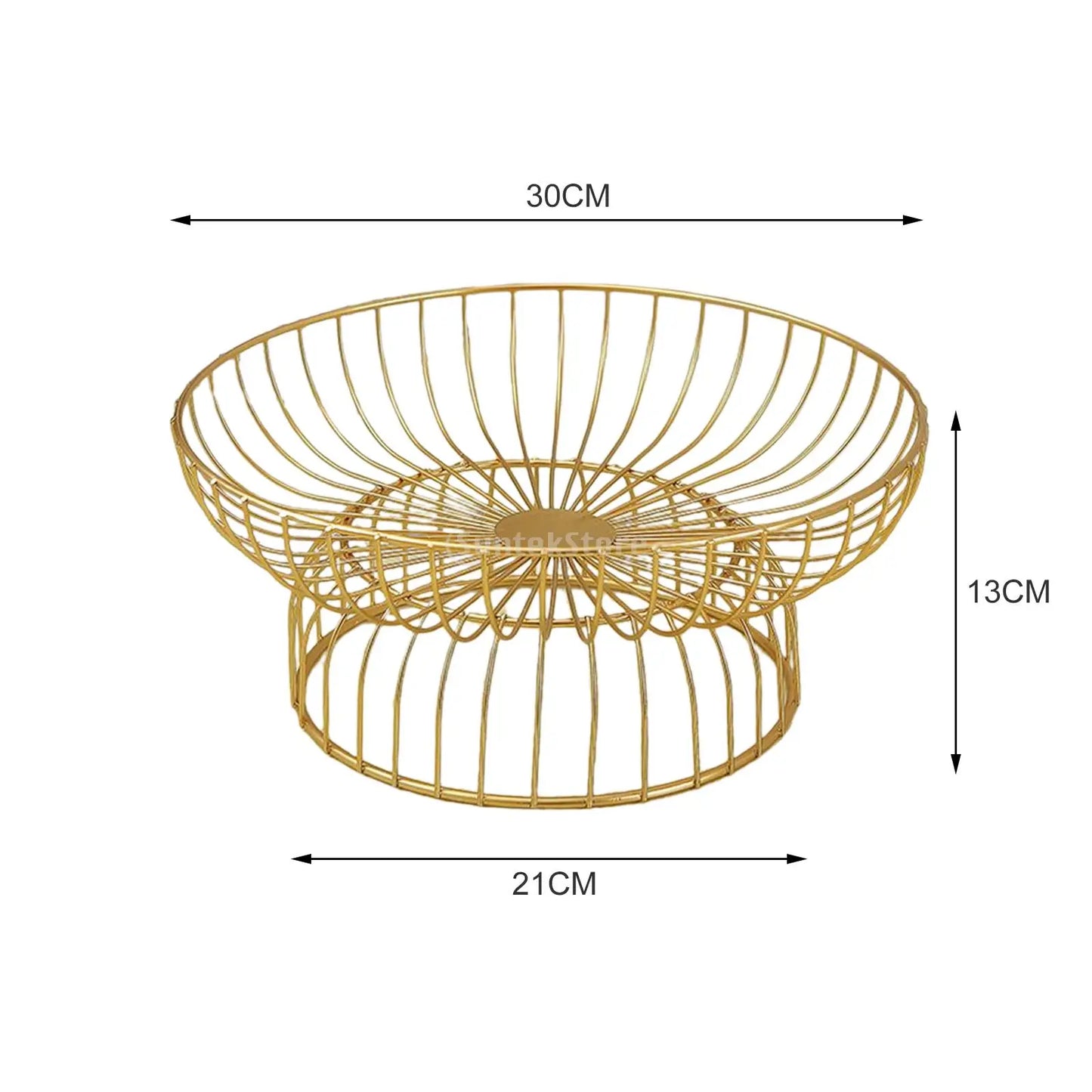 Metal Iron Wire Fruit Basket
