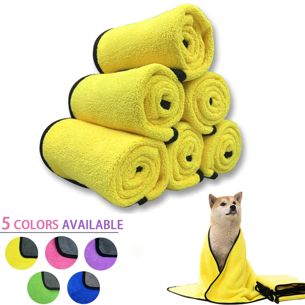 Quick-Drying Pet Bath Towel Set