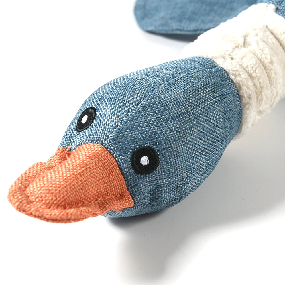 Wild Goose Sound Dog Chew Toy Blue close