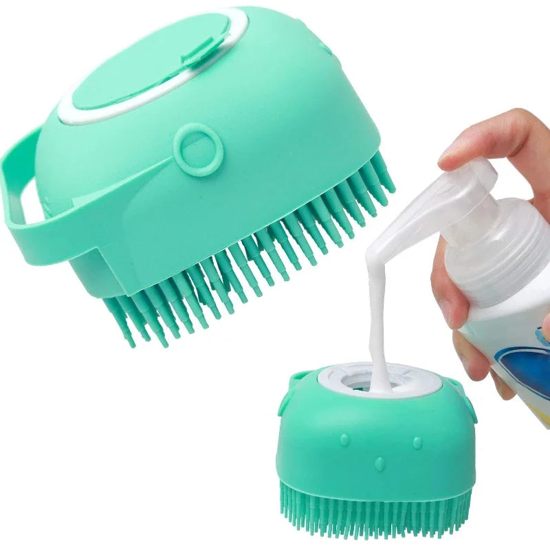 Pet Dog Shampoo Brush & Cat Massage Comb