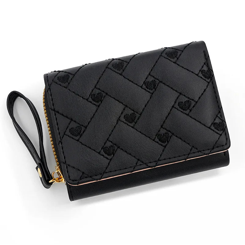 Black Leather Women's Wallet