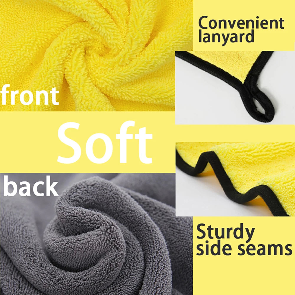 Quick-Drying Pet Bath Towel Set