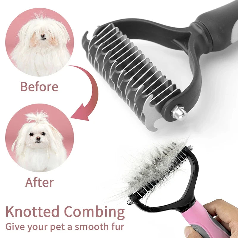Pet Hair Removal Grooming Comb Tool