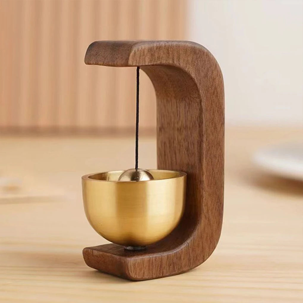 Retro Wireless Wooden Doorbell Bell