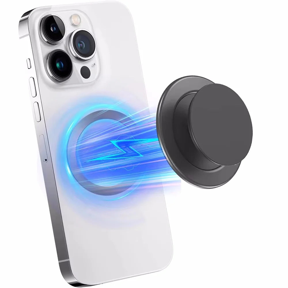 Magnetic Phone Ring Stand – Grip Holder for iPhone & Samsung
