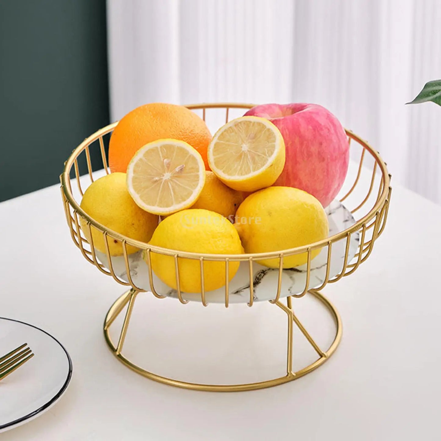 Metal Iron Wire Fruit Basket
