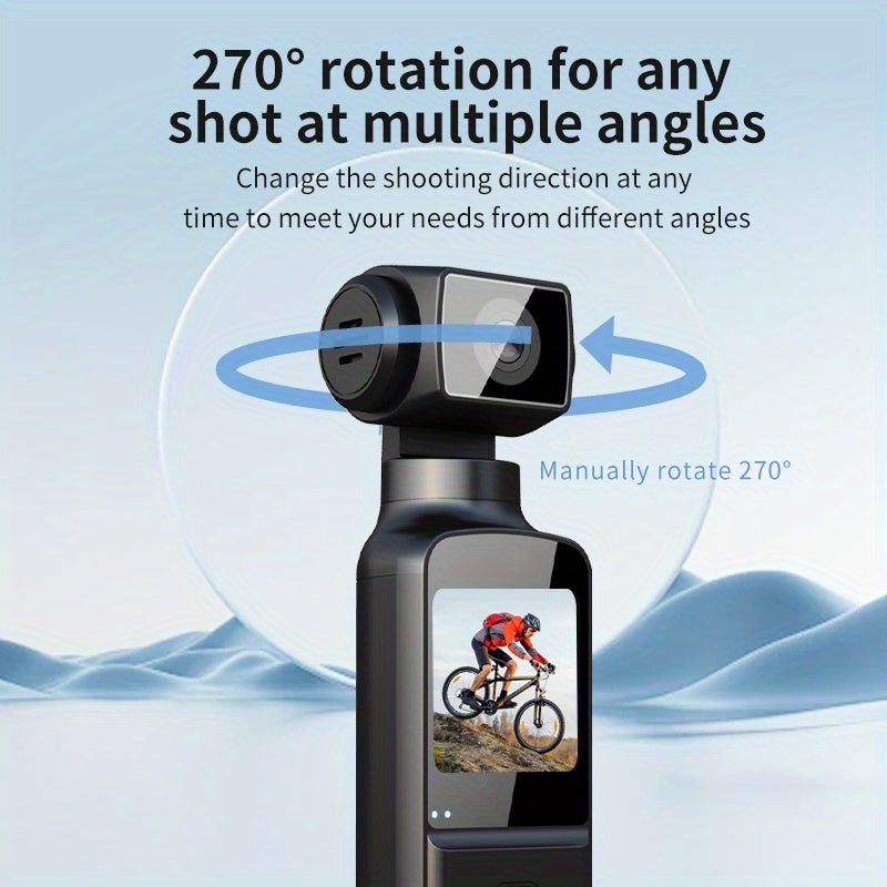 MARVUE 4K HD Handheld Stabilizer Camera – Portable Action Camera
