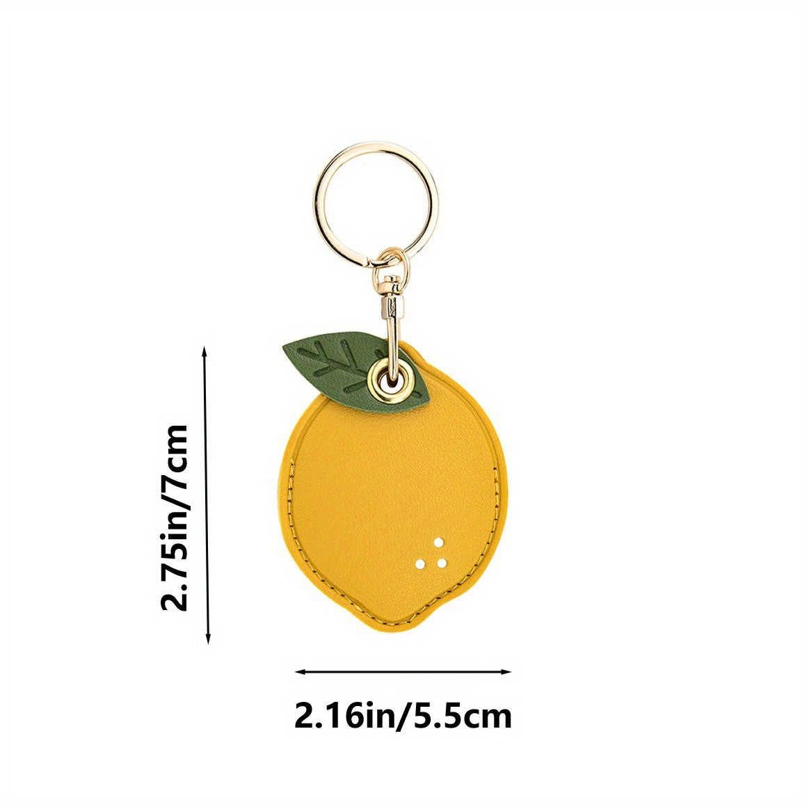 Cute Leather Keychain Case for Airtag
