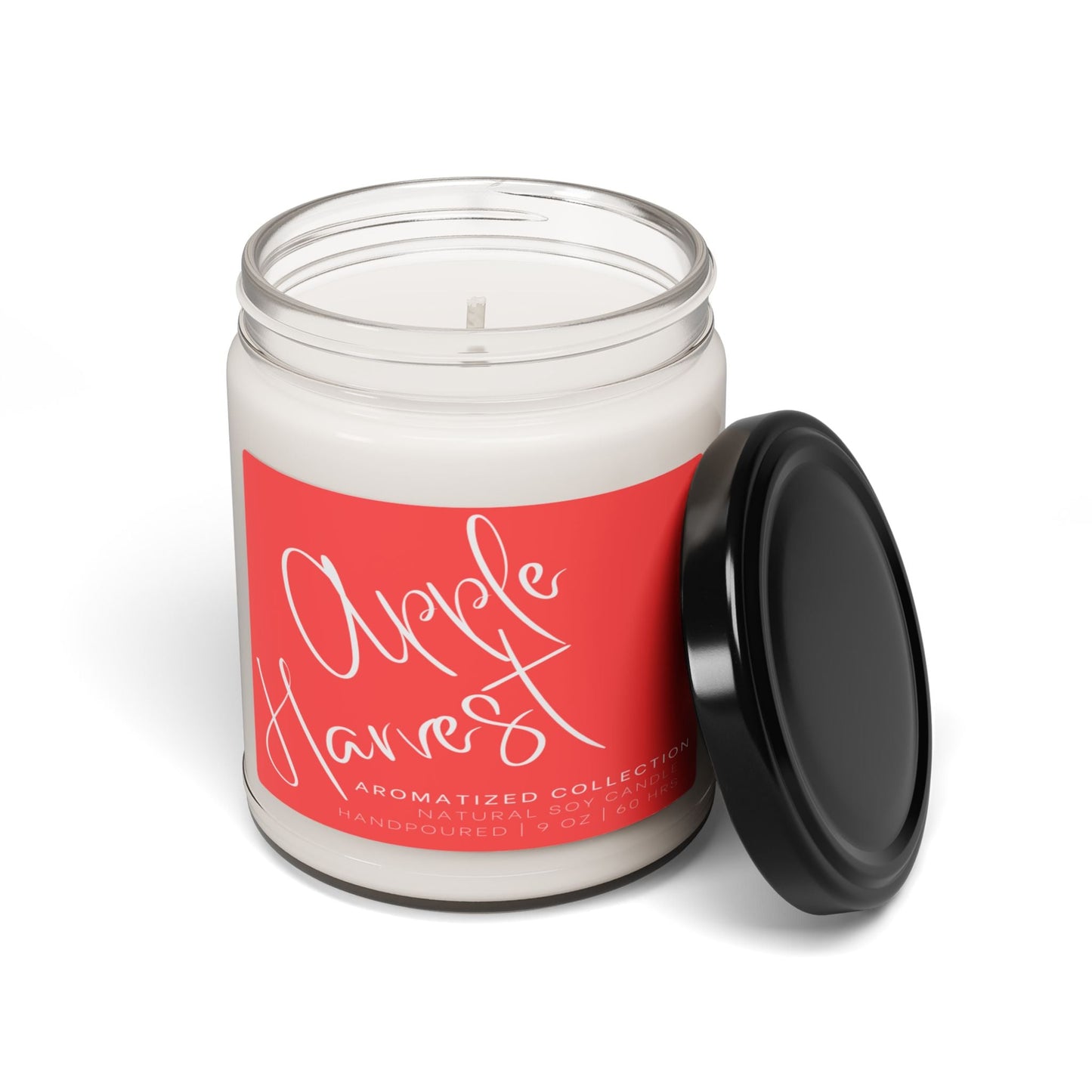Apple Harvest Scented Soy Candle - Hand-poured Aromatherapy, Cozy Gift
