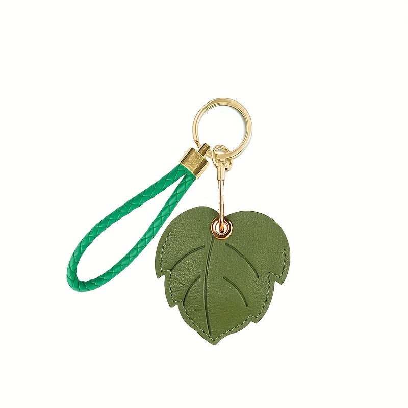 Cute Leather Keychain Case for Airtag