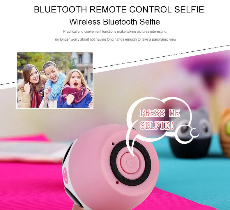 Mini Bluetooth Speaker Selfie