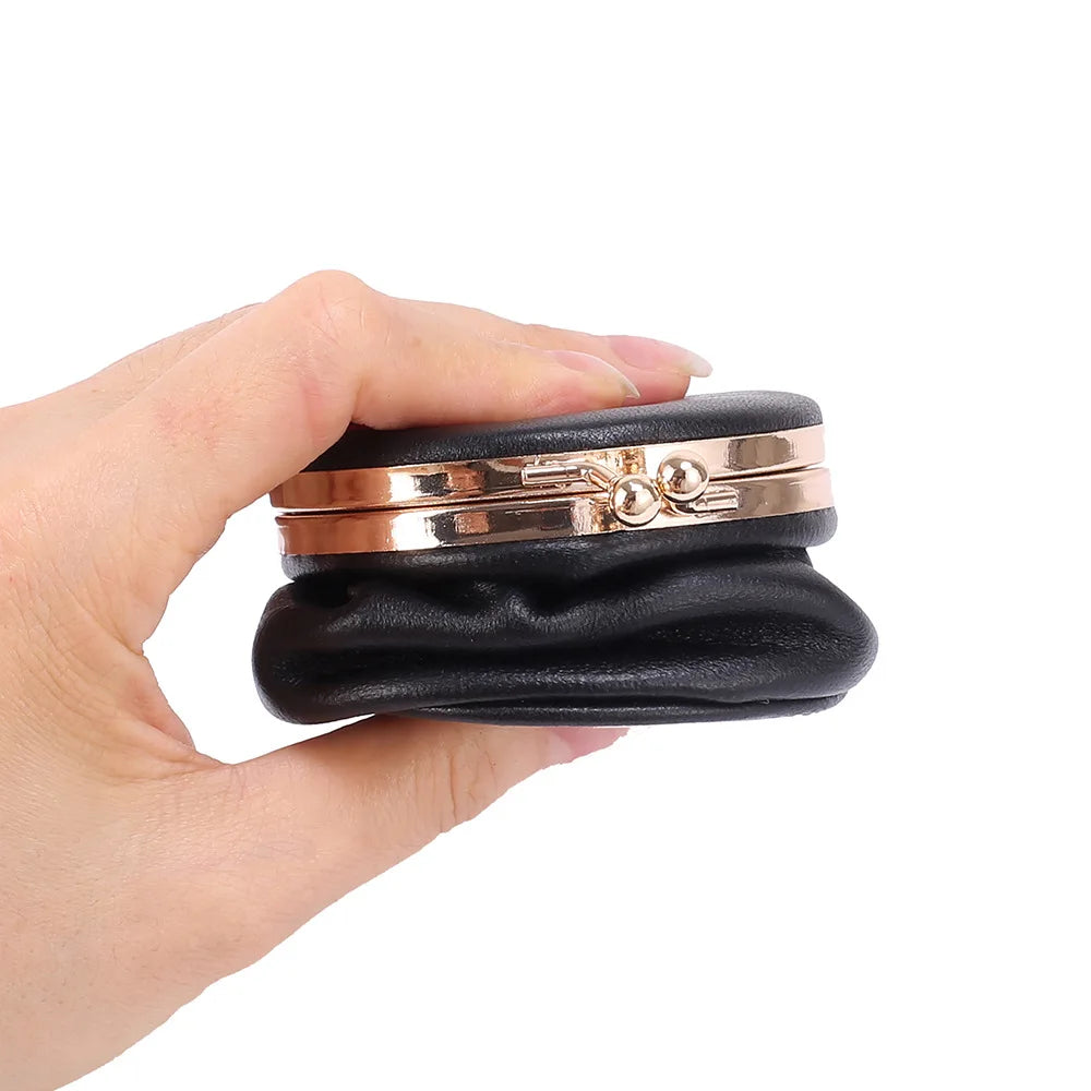 Leather Cosmetic Case – Barrel-Shaped Makeup Bag with Mini Mirror