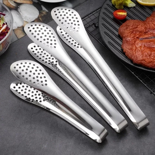 Stainless Steel Kitchen Tongs Set