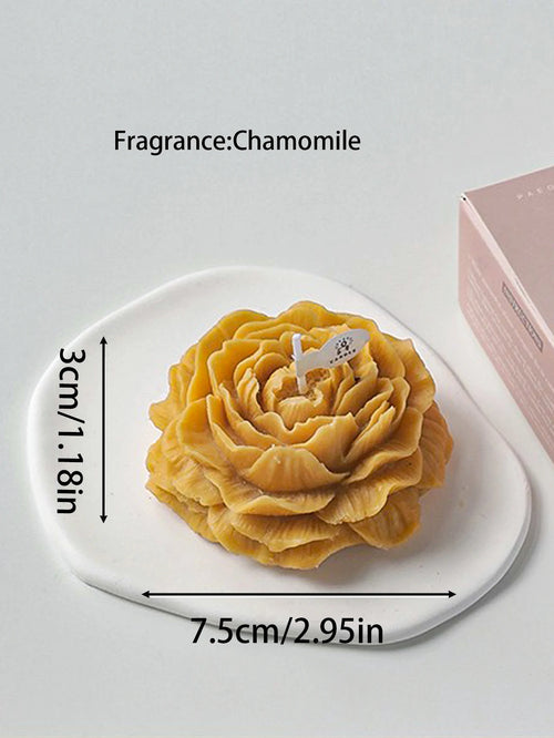 3D Peony Aromatic Candle Creative Flower Shape Aromatherapy Wedding