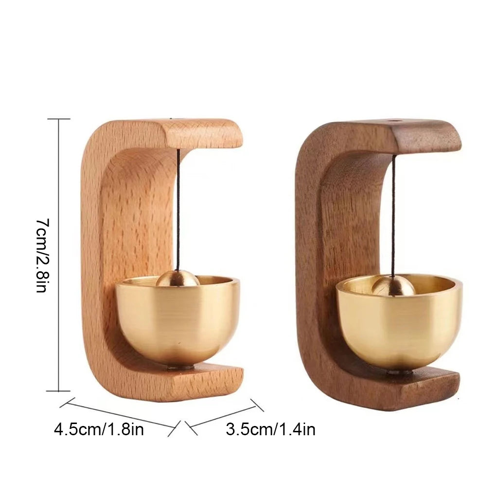 Retro Wireless Wooden Doorbell Bell