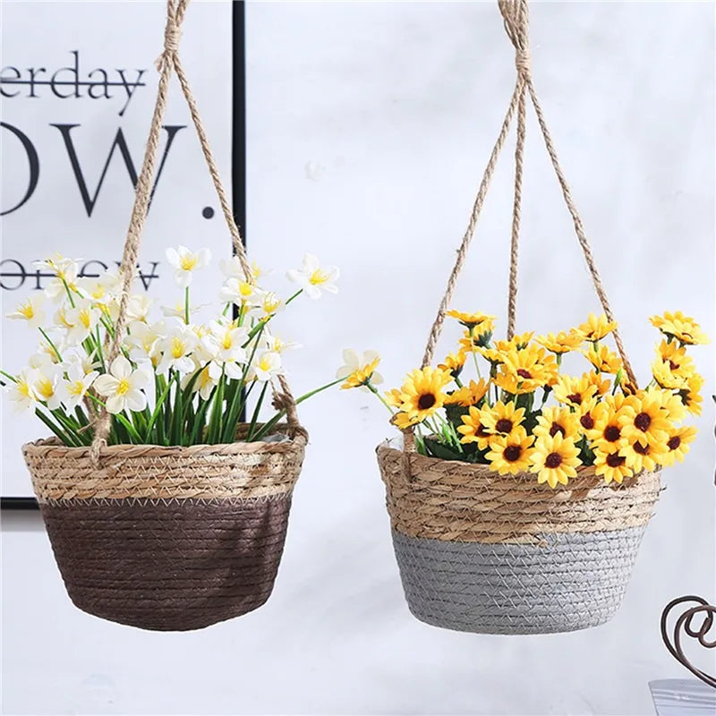 Macrame Hanging Planter Storage Basket