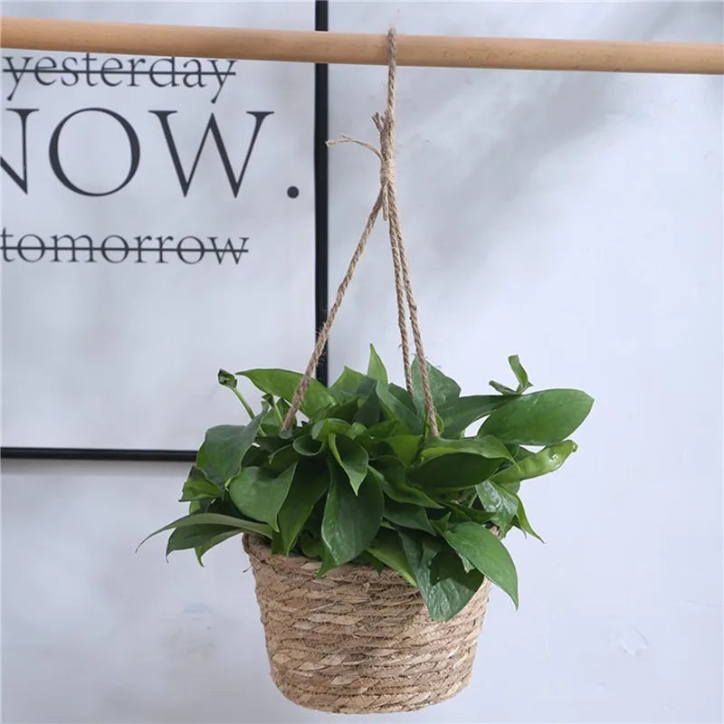 Macrame Hanging Planter Storage Basket