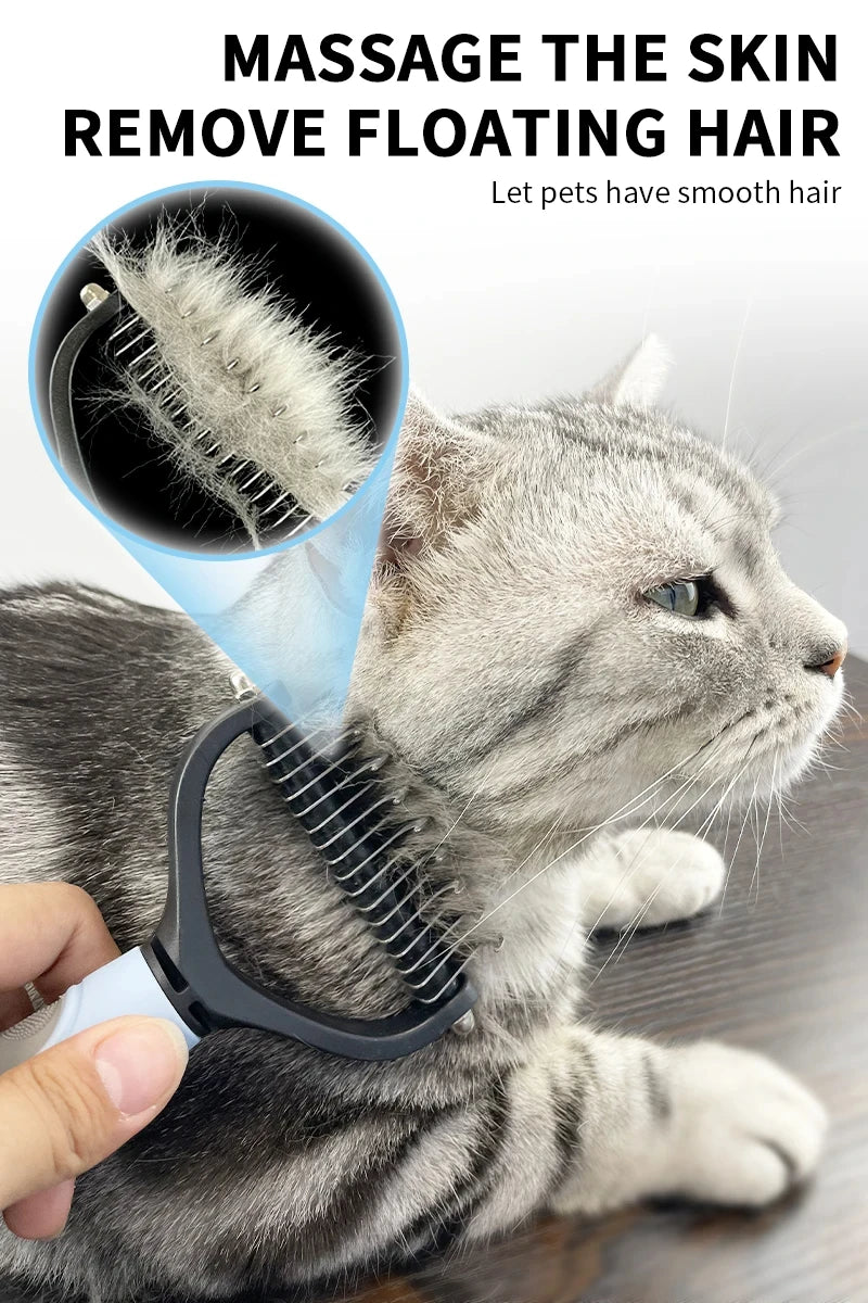 Pet Hair Removal Grooming Comb Tool