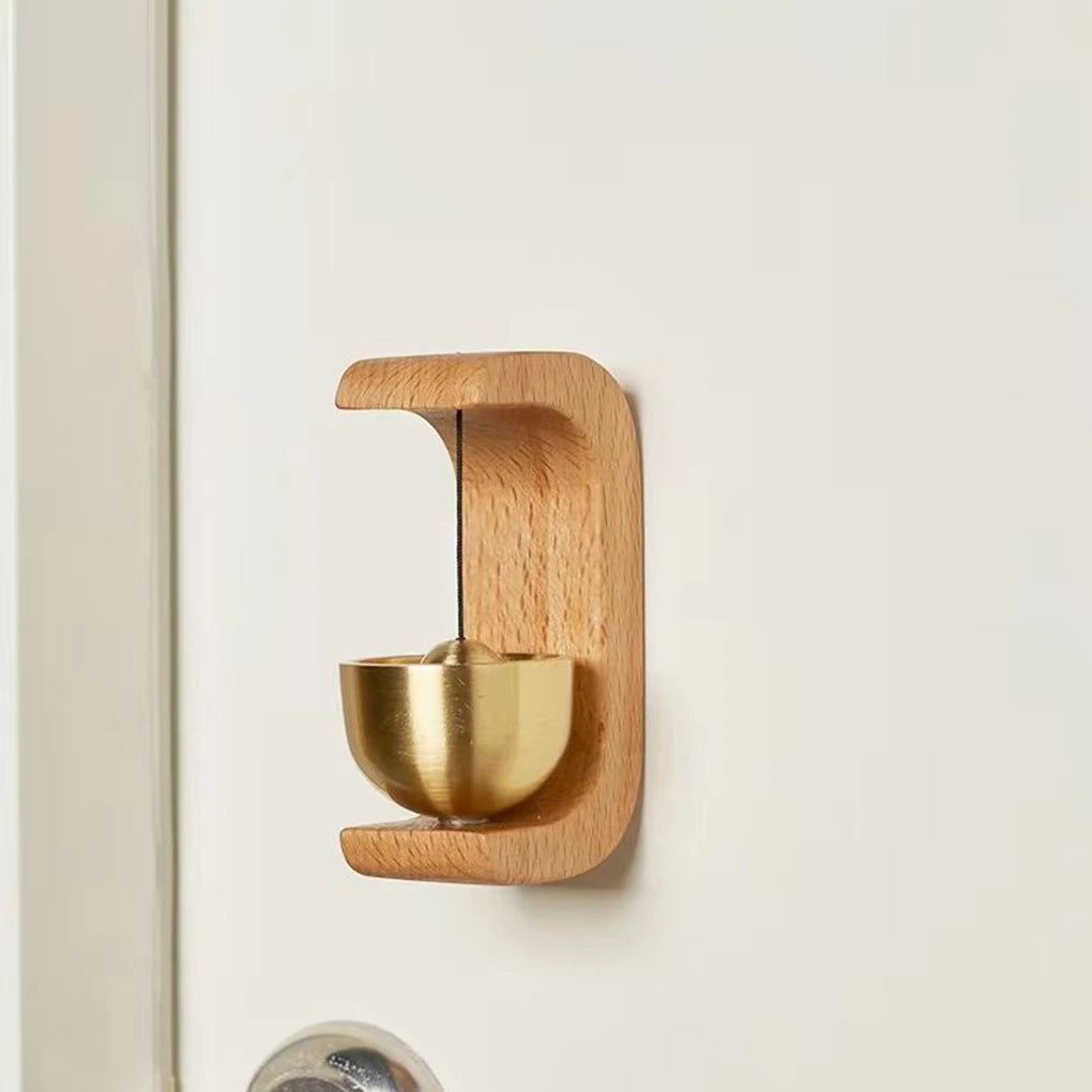 Retro Wireless Wooden Doorbell Bell