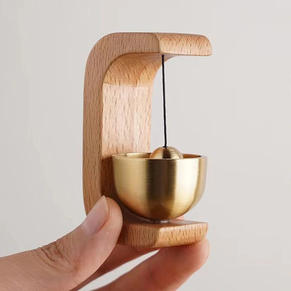 Retro Wireless Wooden Doorbell Bell