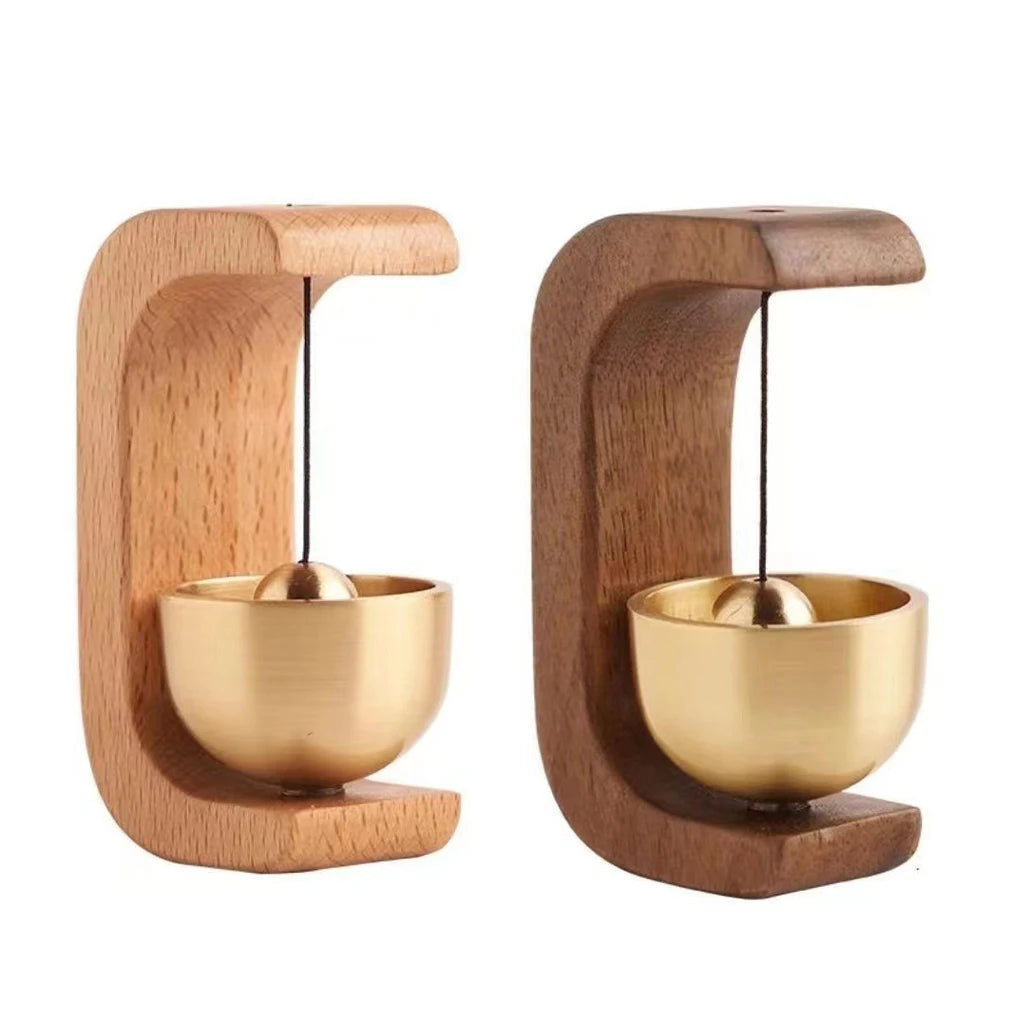 Retro Wireless Wooden Doorbell Bell