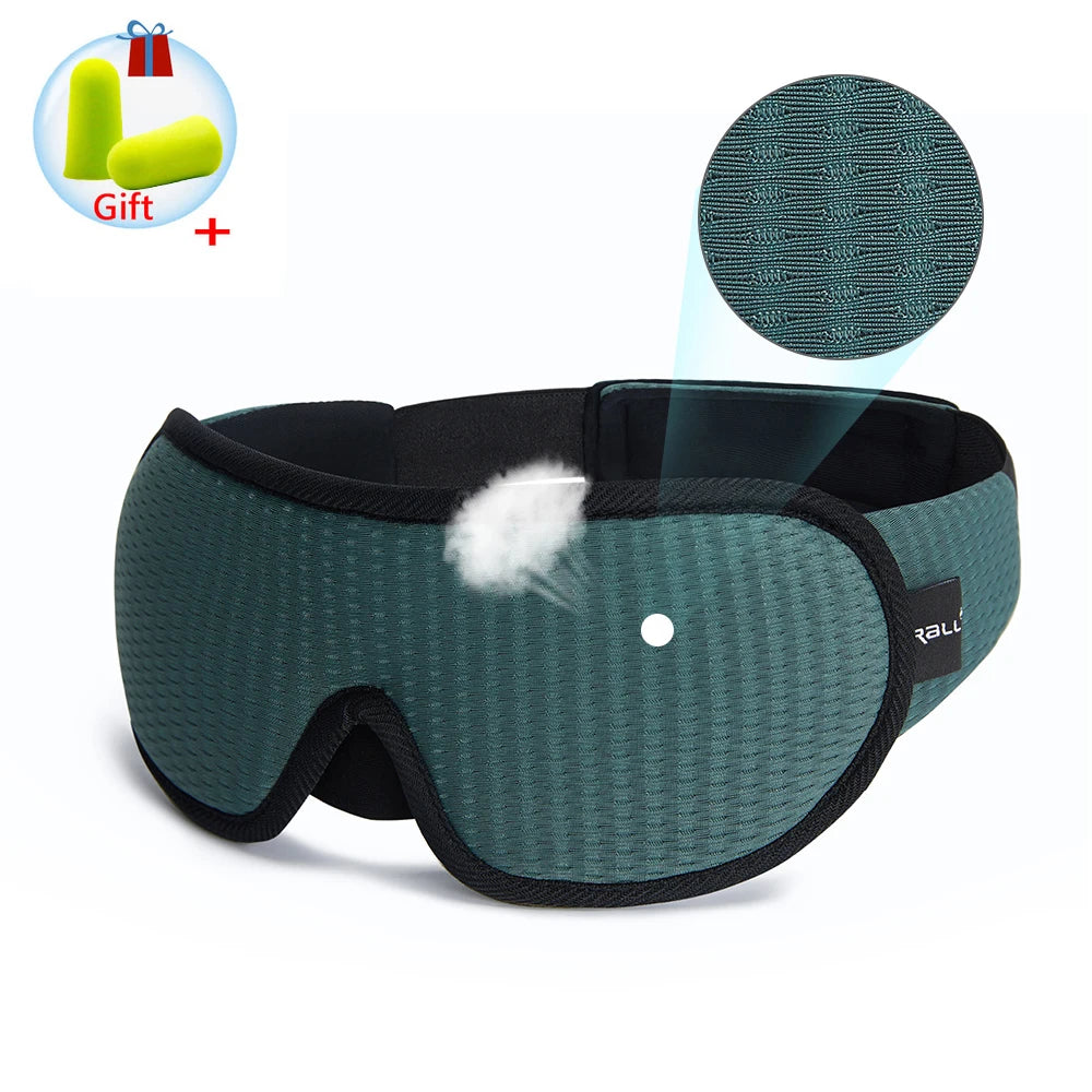 Total Darkness 3D Sleep Mask grey