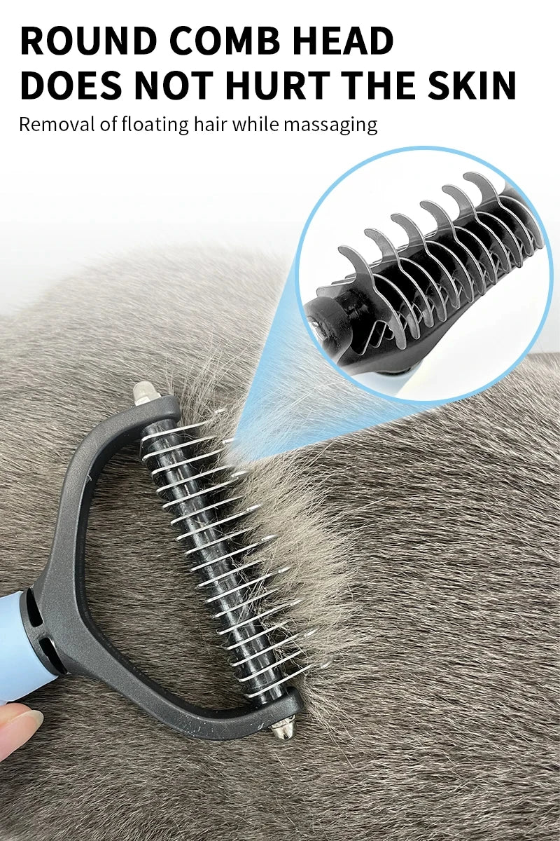 Pet Hair Removal Grooming Comb Tool