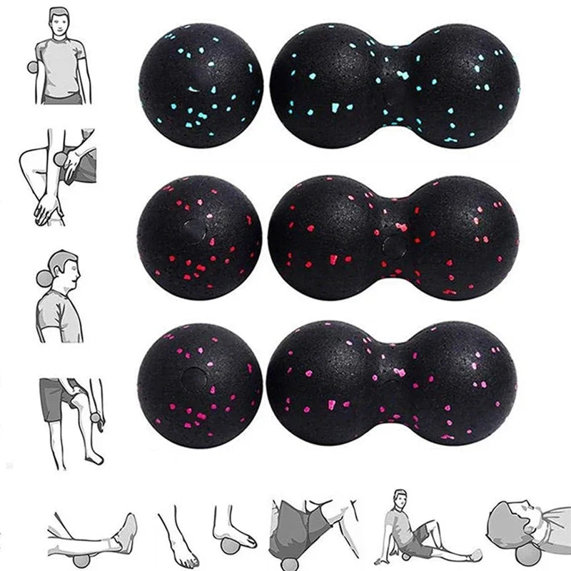Yoga Foam Block Roller Massage Set