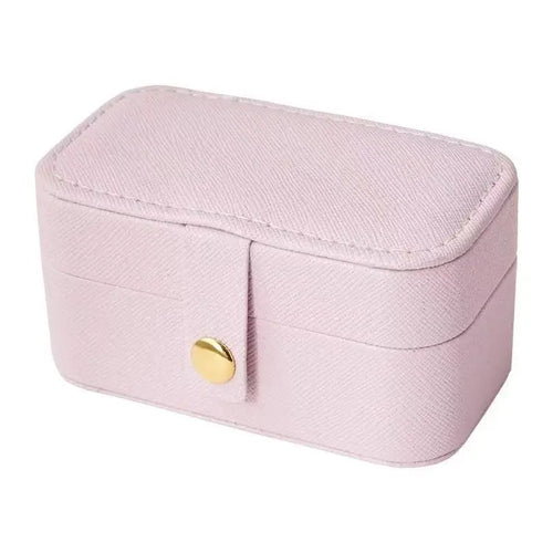 Portable Mini Jewelry Box Small Travel Storage Case for Rings