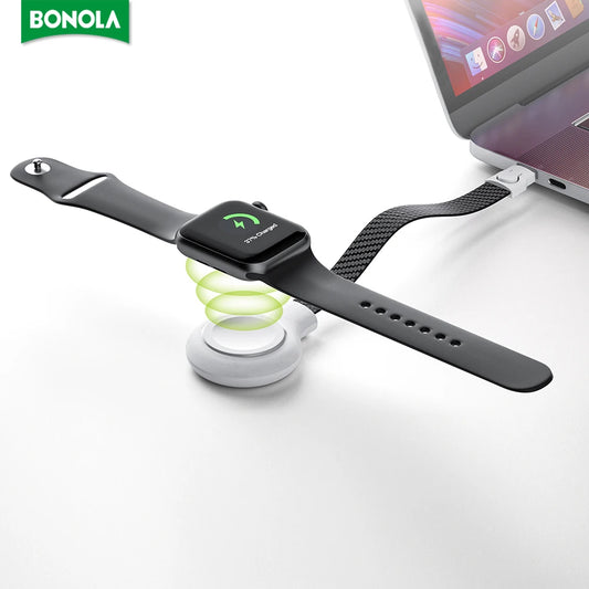 Portable Magnetic Watch Charger Type C for Apple Watch