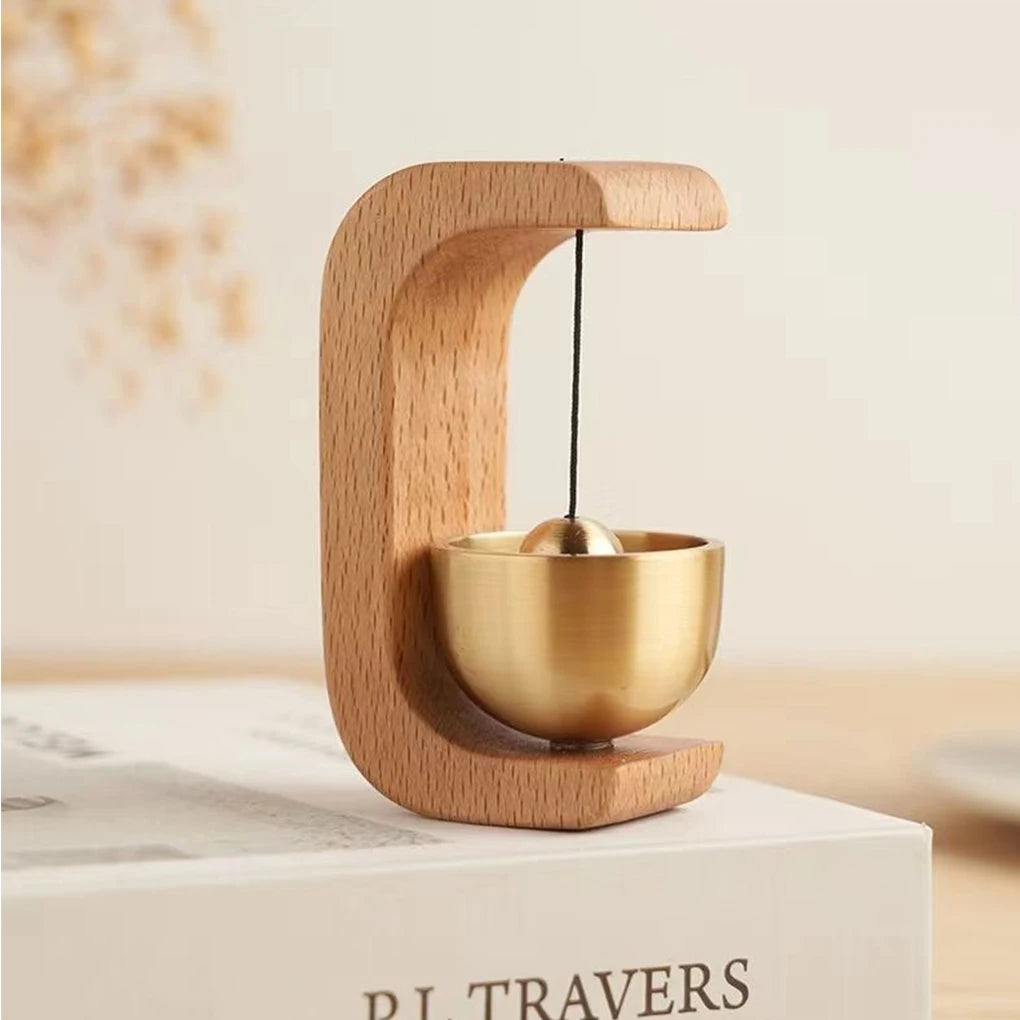 Retro Wireless Wooden Doorbell Bell