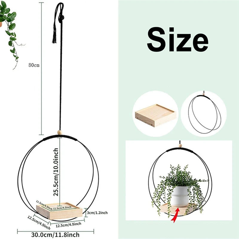 Hanging Flower Pot Shelf