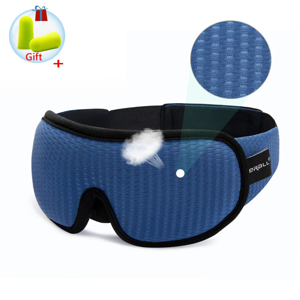 Total Darkness 3D Sleep Mask blue