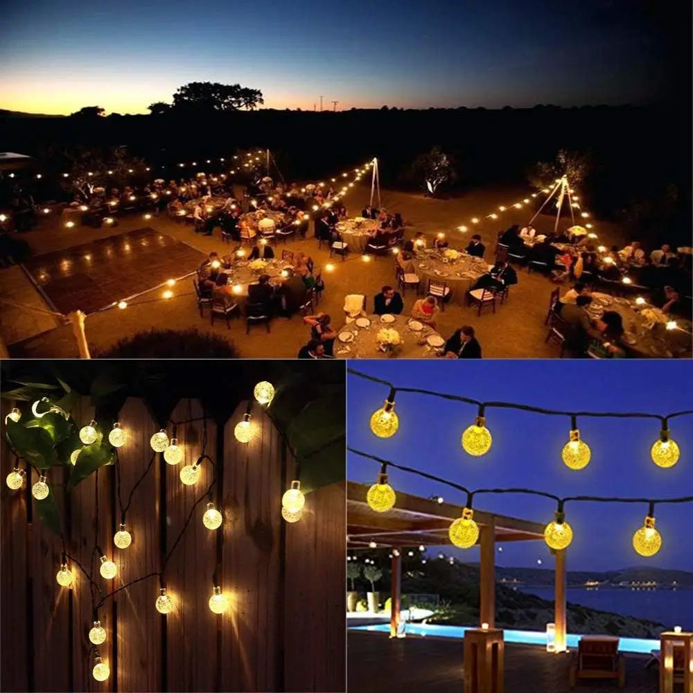 20ft GlowSphere Solar String Lights