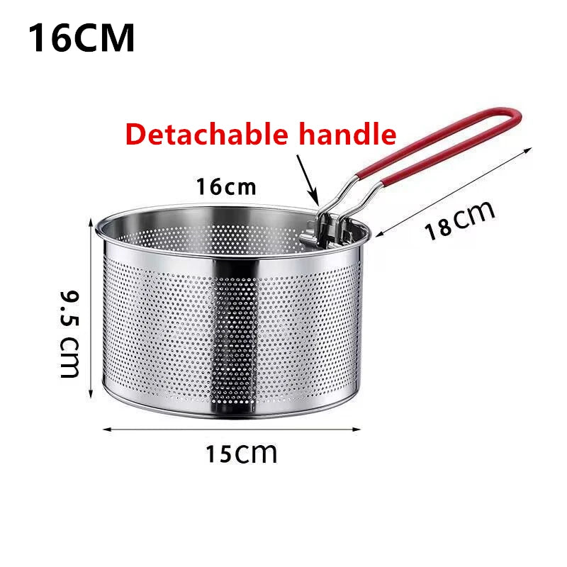 Stainless Steel Colander Deep Fry Basket