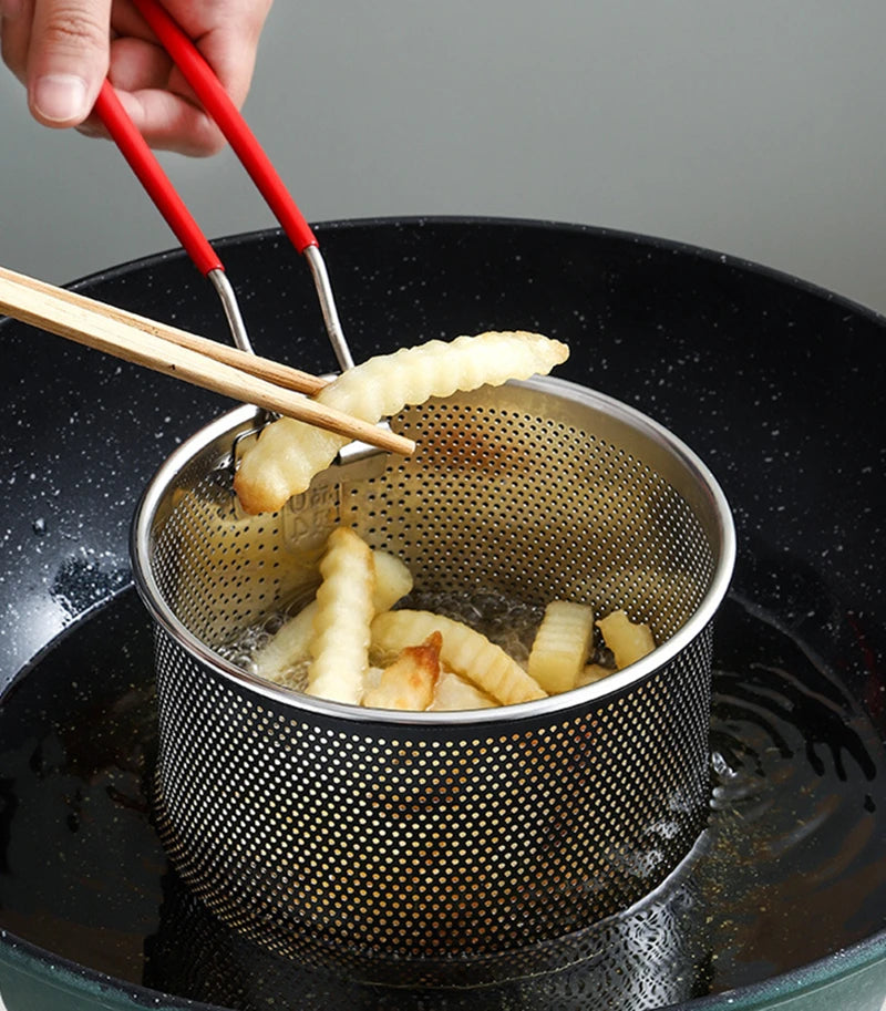 Stainless Steel Colander Deep Fry Basket