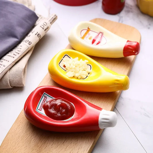 Tomato Shaped Decoration Ceramic Plate