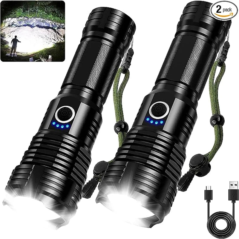 High Power Led Flashlight 2pack