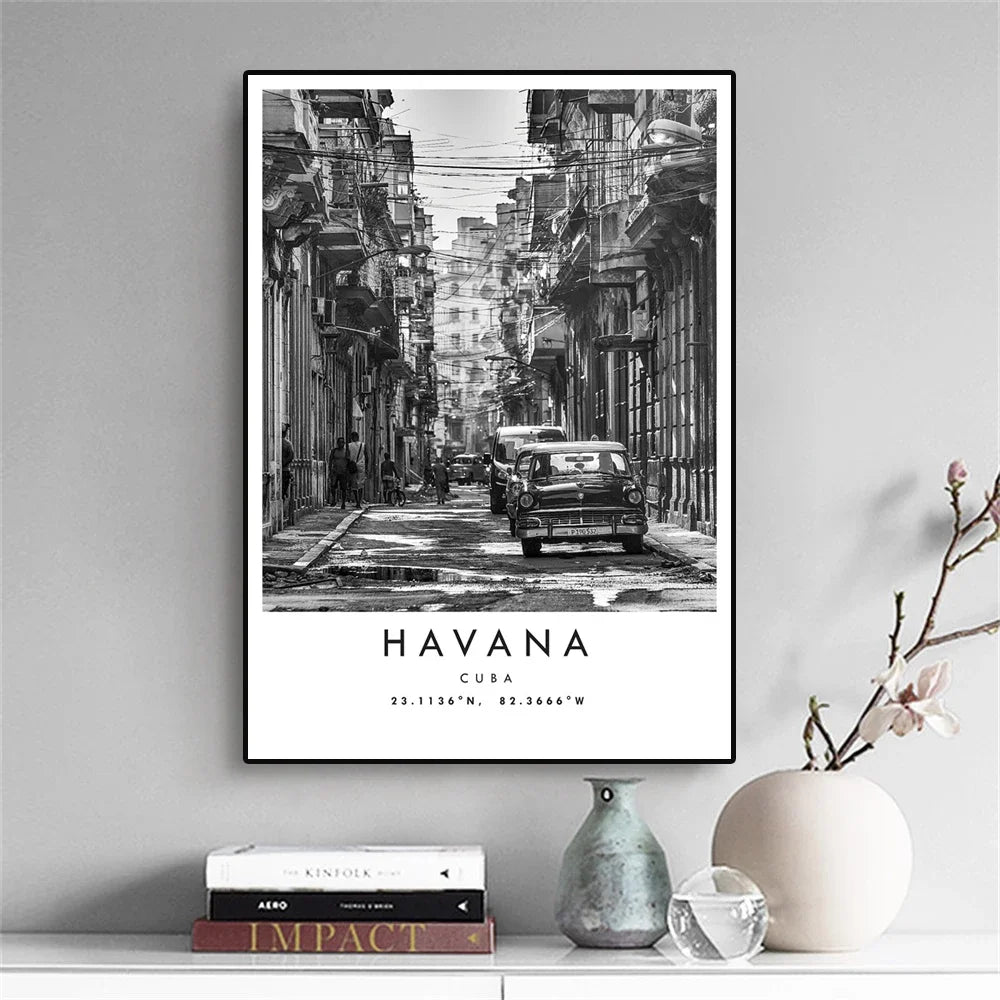 City Landmarks Wall Art Havana