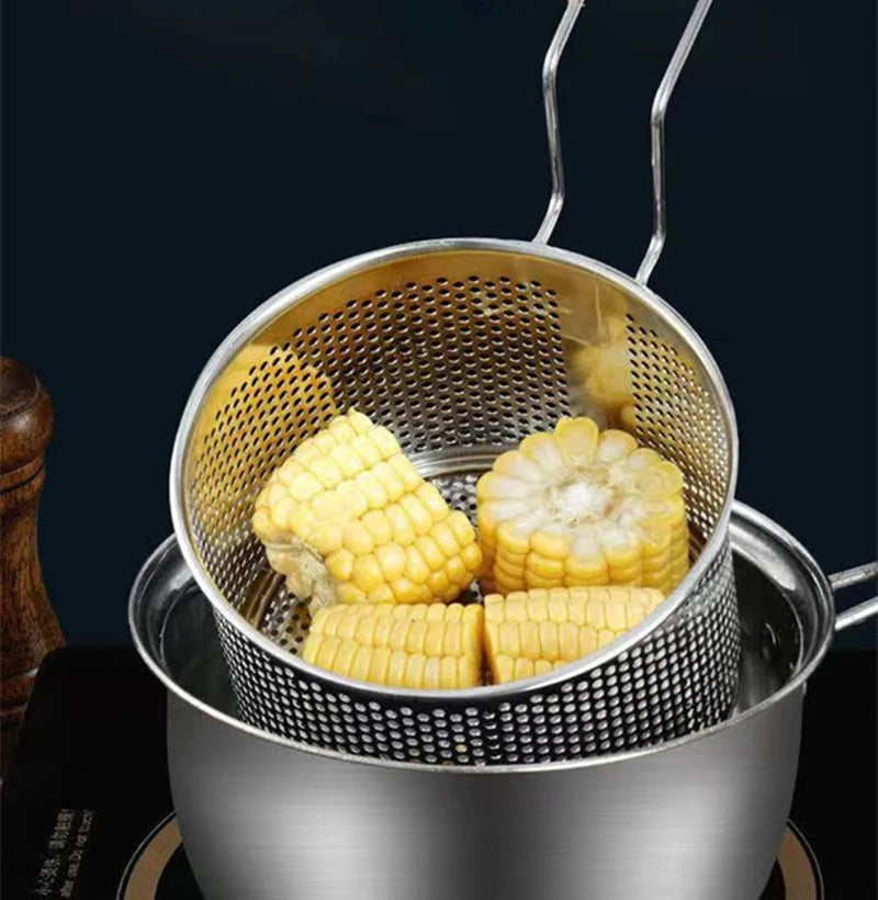 Stainless Steel Colander Deep Fry Basket
