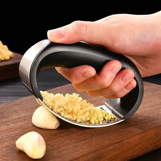 EasyChop Stainless Steel Garlic Press