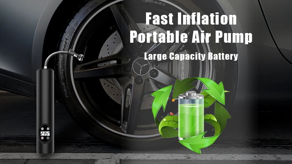 12V Portable Tyre Inflator Pump