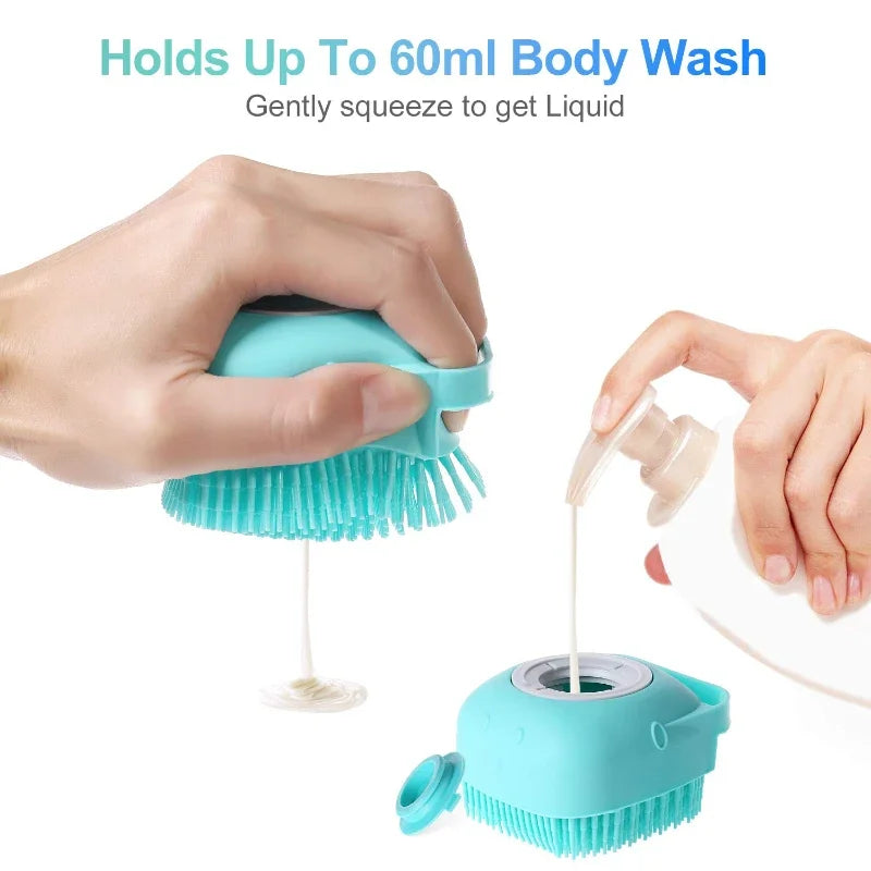 Pet Dog Shampoo Brush & Cat Massage Comb